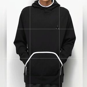 HUF Triangle Men's Black White Hoodie Size Large